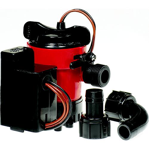 Johnson Pump Cartridge Combo Package Includes Auto Bilge Pump With Electronic Float Switch 12V