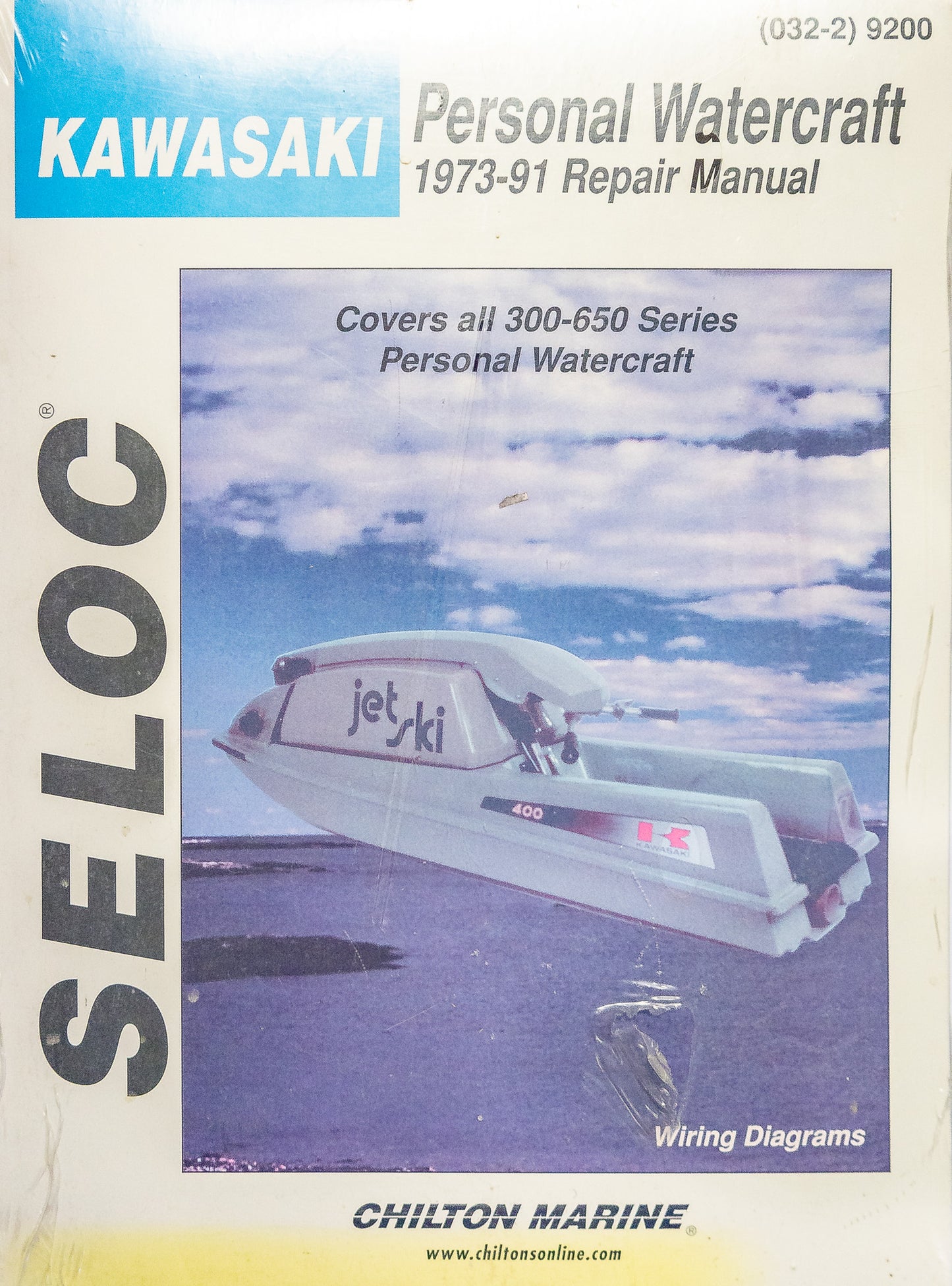 SELOC 9200 REPAIR MANUAL For KAWASAKI PWC ENGINE 1973-91 300 -650 SERIES