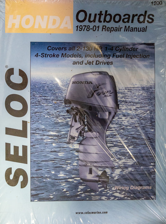 Repair Manual - Honda Outboards, 1978-2001, All models, 2-130HP