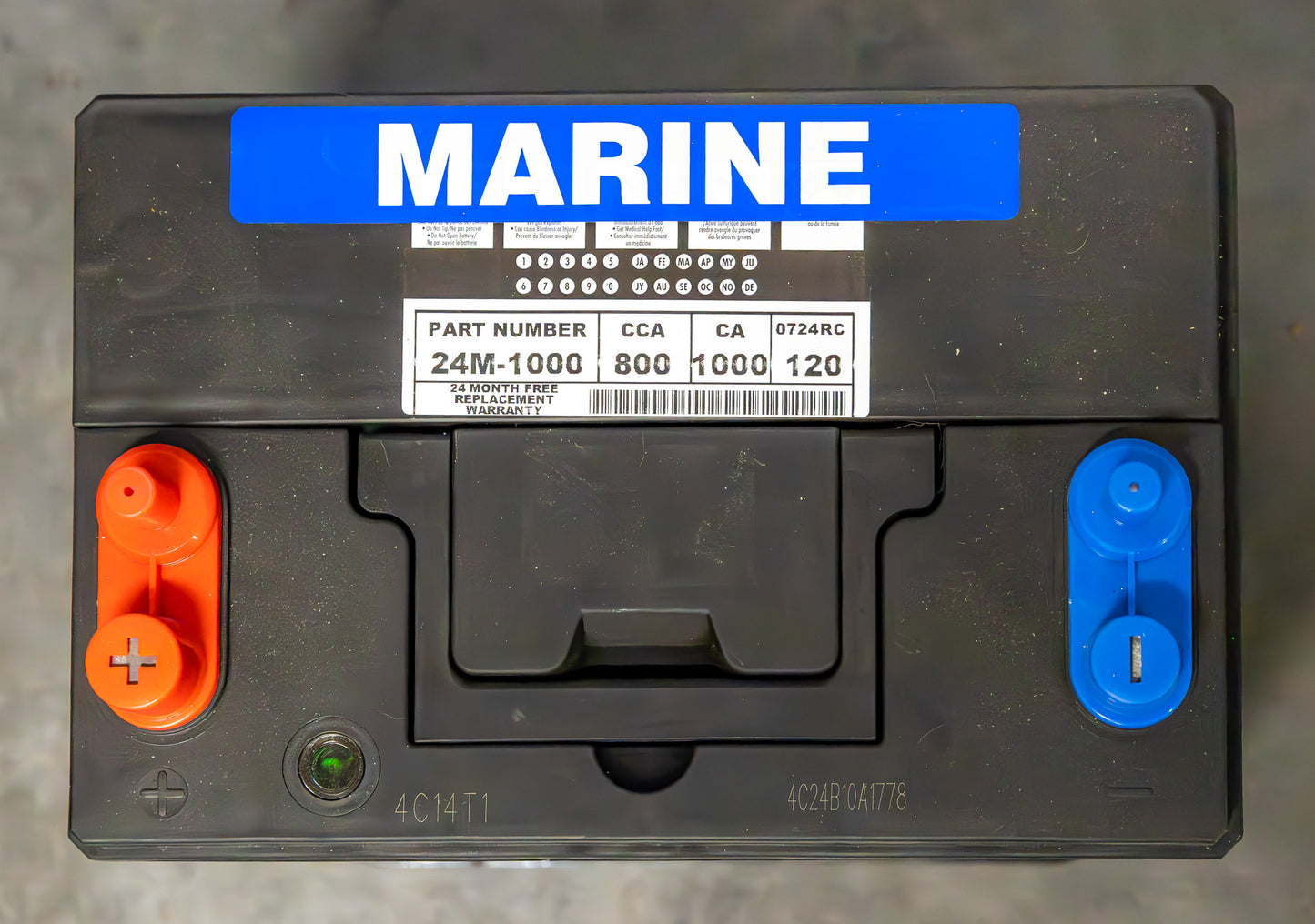 800-615-1116 Marine Starting Battery 1000CCA