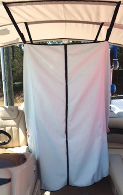 60" Tall Bimini Top Mount Privacy Curtain