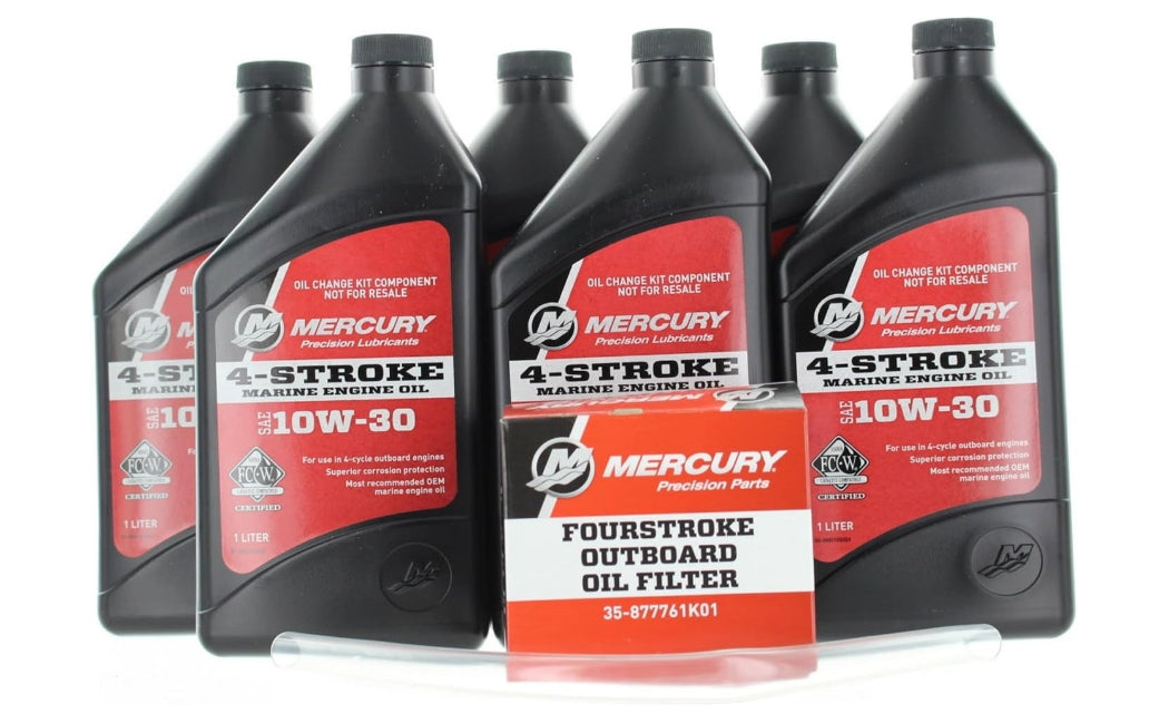 Mercury Marine 150HP Four Stroke 10W-30 Oil Change Kit 8M0107512