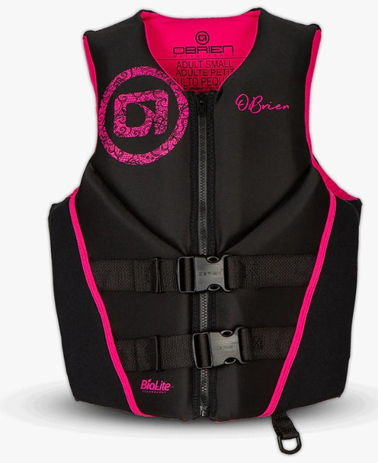 O'Brien Women's Traditional RS Life Jacket - Pink