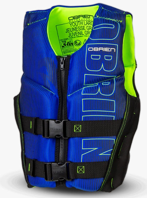 O'Brien Youth Flex V-Back Life Jackets - Blue