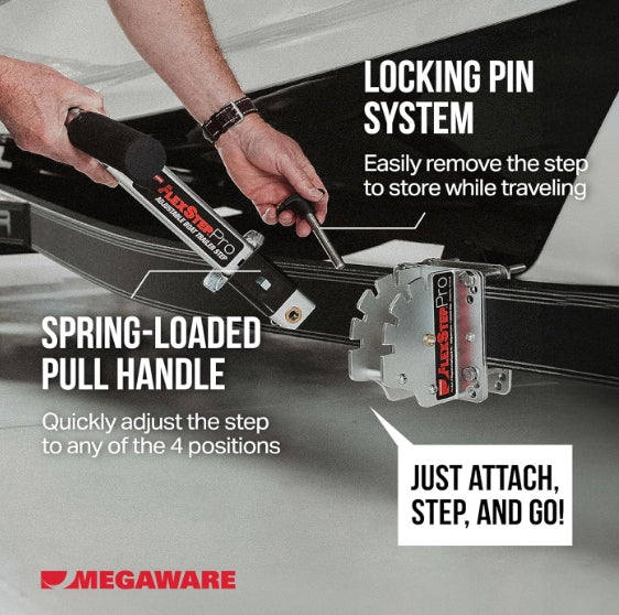 Megaware Keelguard Flexstep Pro Trailer Step Kit