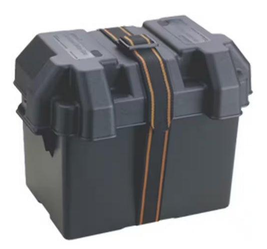 Black Vented Standard Battery Box