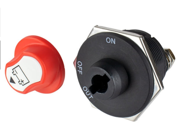 Sea-Dog Mini Battery Switch Key w/Removable Knob - 32V 300A