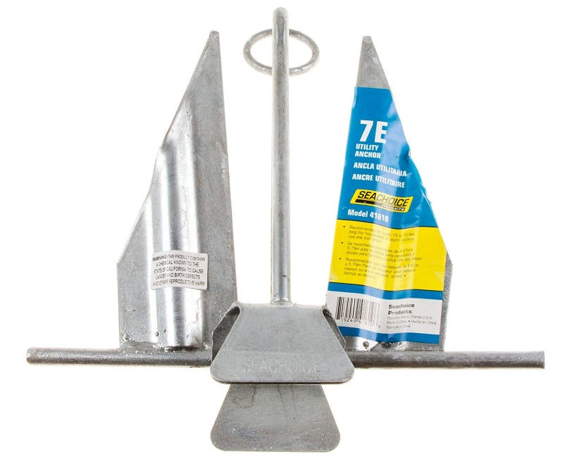 Seachoice Utility Anchor – Hot-Dipped Galvanized Steel